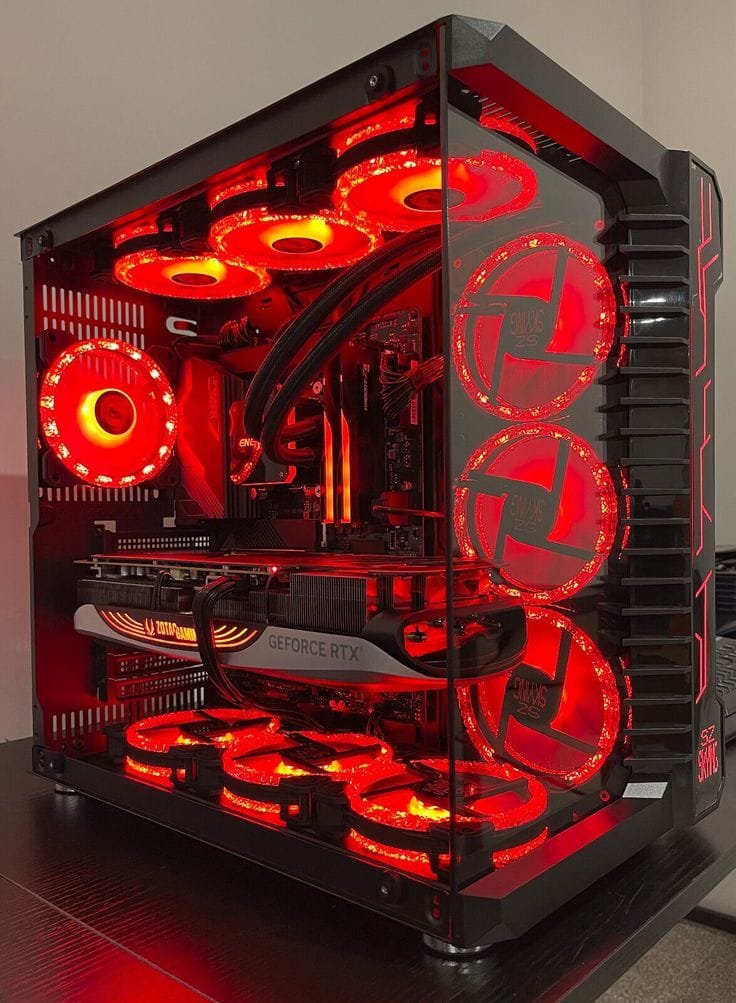 HP RGB Gaming Desktop Computer, Intel Quad Core I5-6500 up to 3.6GHz, GeForce GT 1030 2G, 16GB DDR4, 512G SSD, RGB Keyboard & Mouse, 600M WiFi & Bluetooth 5.0, Windows 11 (Renewed) - Image 5