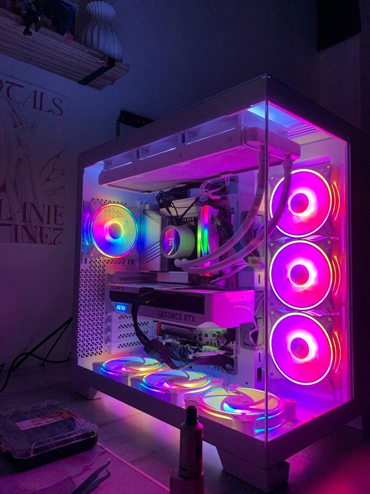 HP RGB Gaming Desktop Computer, Intel Quad Core I5-6500 up to 3.6GHz, GeForce GT 1030 2G, 16GB DDR4, 512G SSD, RGB Keyboard & Mouse, 600M WiFi & Bluetooth 5.0, Windows 11 (Renewed) - Image 3