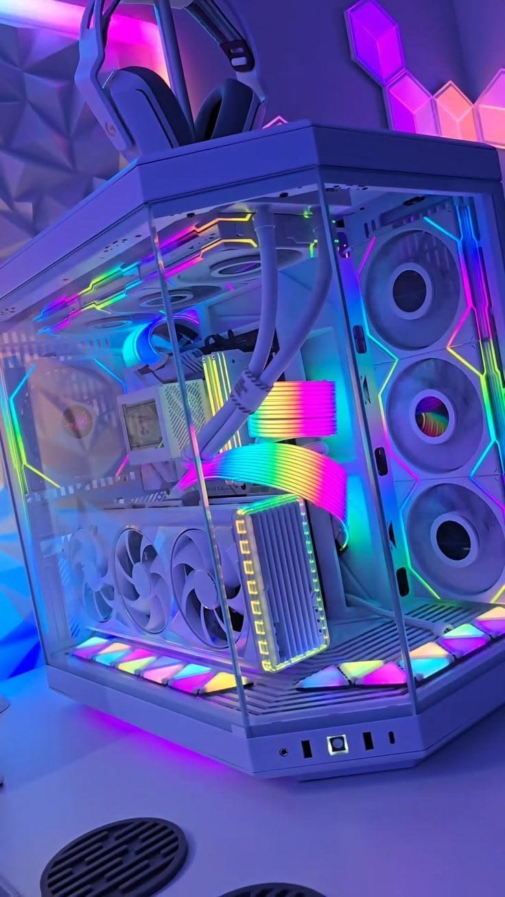 HP RGB Gaming Desktop Computer, Intel Quad Core I5-6500 up to 3.6GHz, GeForce GT 1030 2G, 16GB DDR4, 512G SSD, RGB Keyboard & Mouse, 600M WiFi & Bluetooth 5.0, Windows 11 (Renewed)